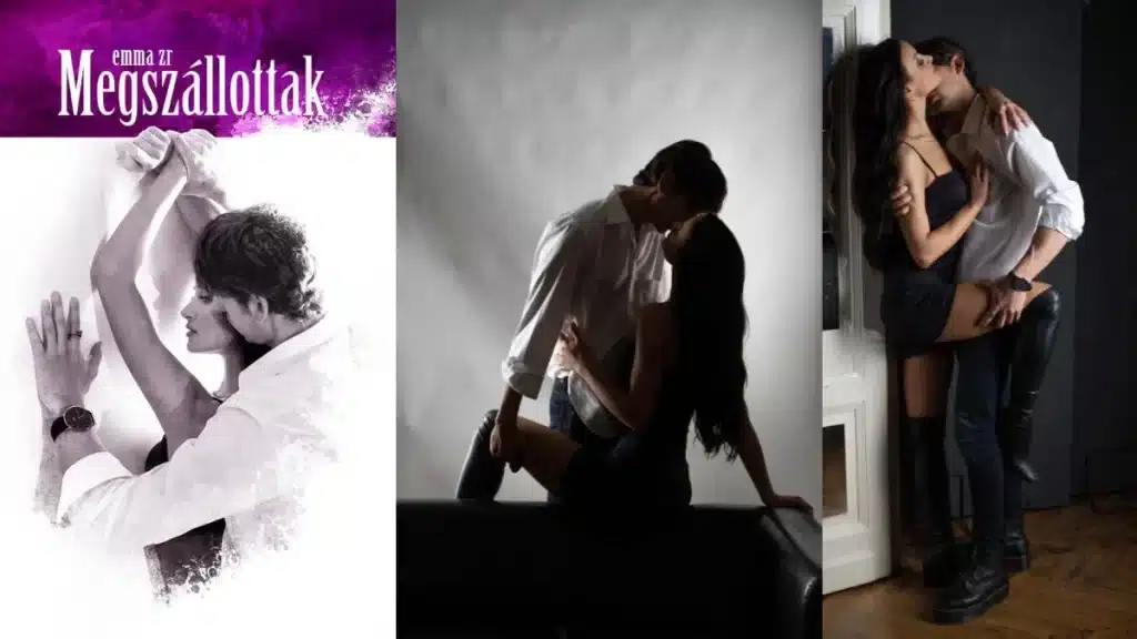 Megszállottak borító kép, fotózás képek, nő és férfi. Dark romance, érzéki feszültség, erotikus regény